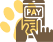 Digital content icon with paw print
